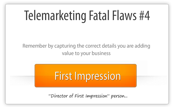 Telemarketing Fatal Flaws Telemarketing Fatal Flaws