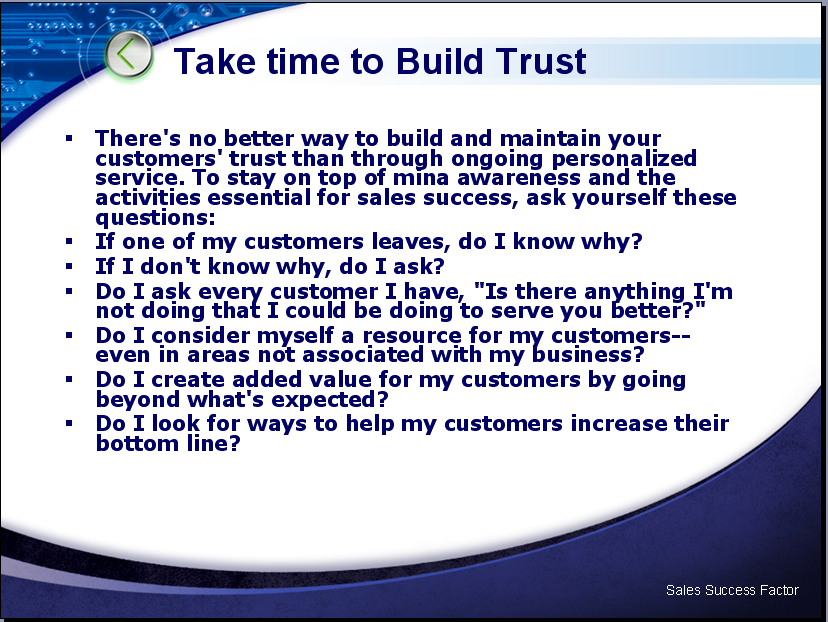 Sales success Sales success